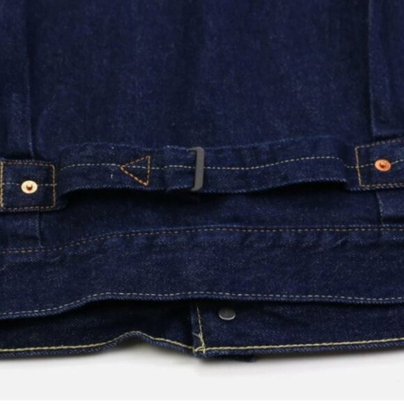 Levi's Type 1 Denim Jacket Selvedge Trucker 100% Cotton Men's Size L One Premium - Picture 10 of 16